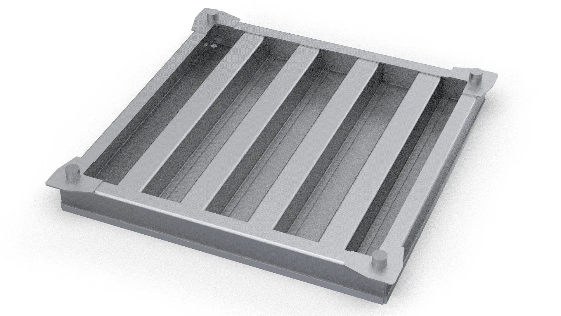 Gráfico - Tapa de Registro Estanco Galvanizado Reforzado Liso