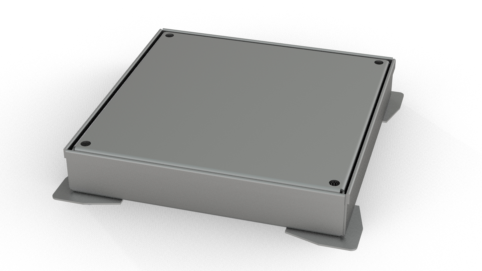 Gráfico - Tapa de Registro Estanco Acero Inoxidable Sencillo Reversible