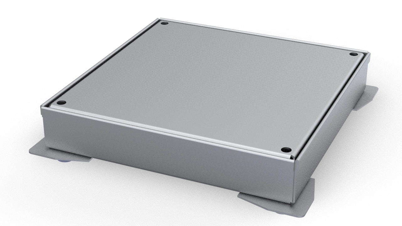 Gráfico - Tapa de Registro Estanco Acero Inoxidable Sencillo Reversible